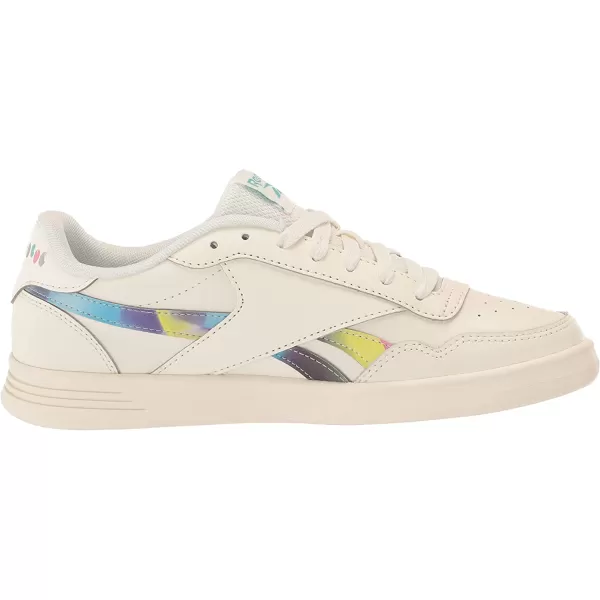 imageReebok Court Advance Sneaker for Men and Women in Chalk and Semi Classic Teal