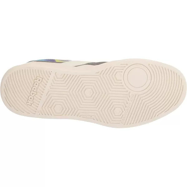 imageReebok Court Advance Sneaker for Men and Women in Chalk and Semi Classic Teal