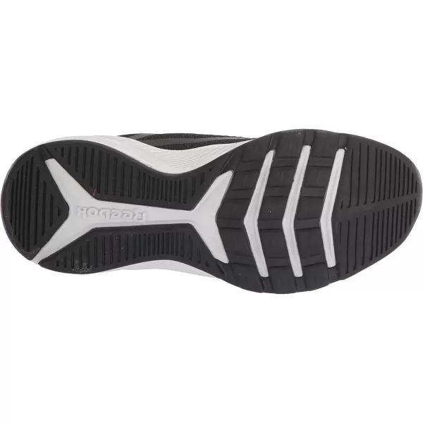 imageReebok Equal Fit Adaptive Running Shoe for UnisexChild BlackAtomic PinkWhite