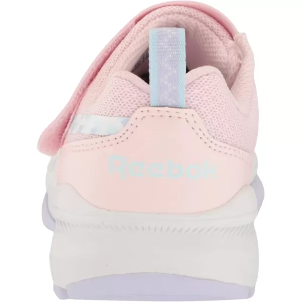 imageReebok Equal Fit Adaptive Running Shoe for UnisexChild Porcelain PinkLucid LilacGlass Blue