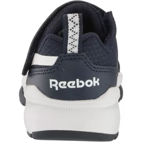 imageReebok Equal Fit Adaptive Running Shoe for UnisexChildren in Vector NavyWhite