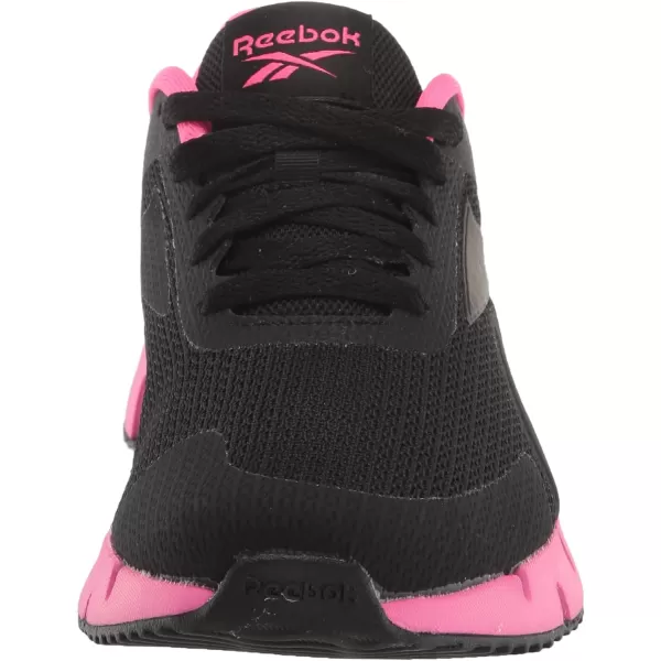 imageReebok Girls Zig Dynamica 20 Big KidBlackAtomic Pink