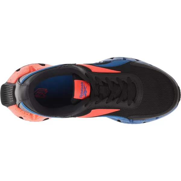 imageReebok Girls Zig Dynamica 20 Big KidBlackElectric CobaltNeon Cherry