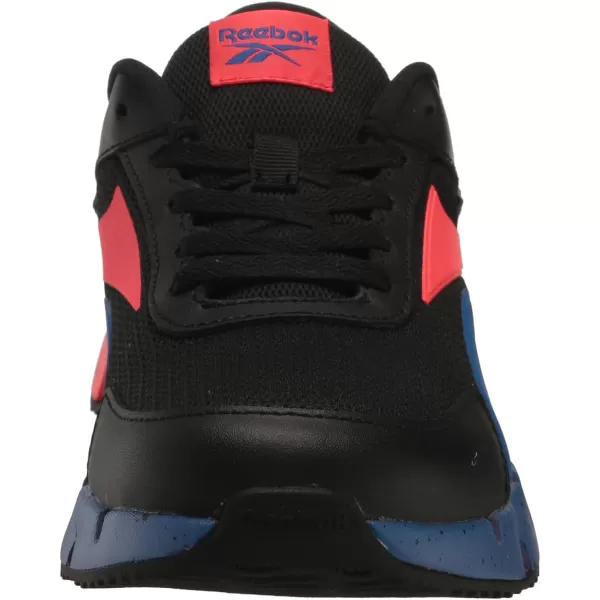 imageReebok Girls Zig Dynamica 20 Big KidBlackElectric CobaltNeon Cherry