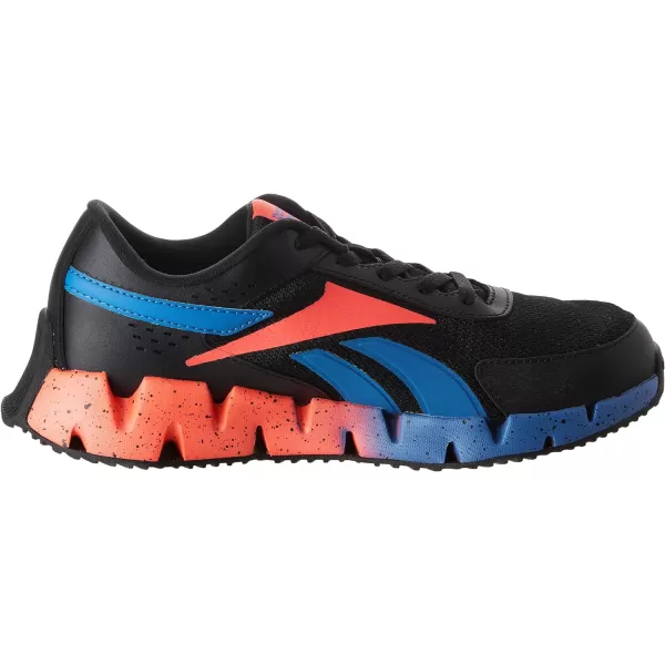 imageReebok Girls Zig Dynamica 20 Big KidBlackElectric CobaltNeon Cherry