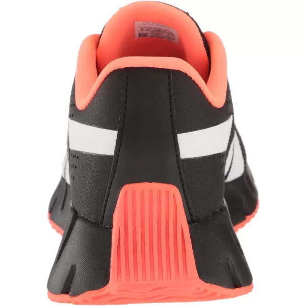 imageReebok Girls Zig Dynamica 20 Big KidBlackOrange FlareWhite