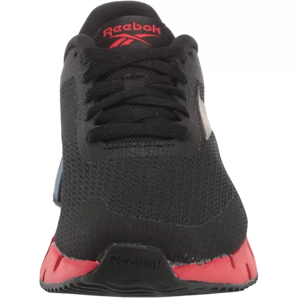 imageReebok Girls Zig Dynamica 20 Big KidBlackVector RedVector Blue