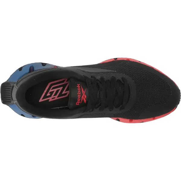 imageReebok Girls Zig Dynamica 20 Big KidBlackVector RedVector Blue