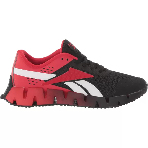 imageReebok Girls Zig Dynamica 20 Big KidBlackVector RedWhite