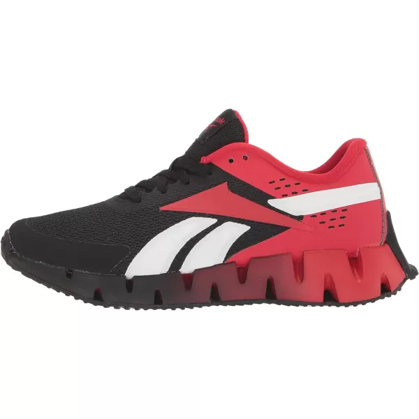 imageReebok Girls Zig Dynamica 20 Big KidBlackVector RedWhite