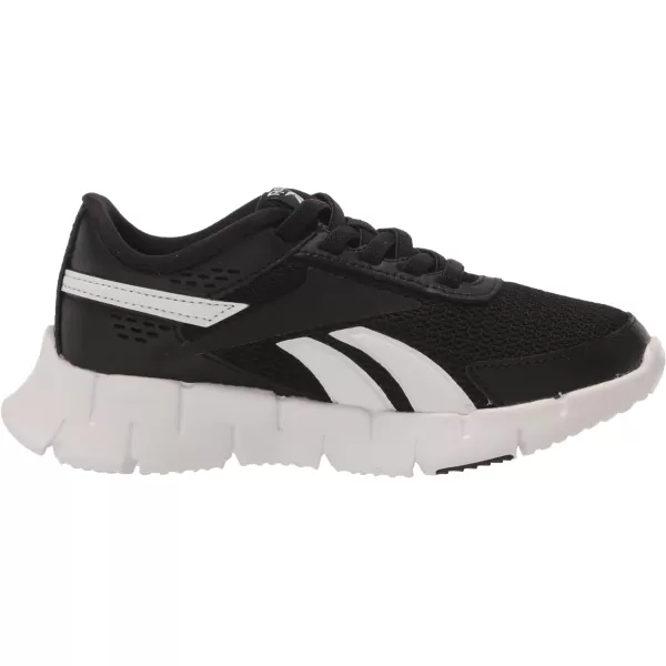 imageReebok Girls Zig Dynamica 20 Big KidBlackWhiteBlack