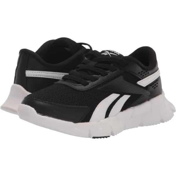 imageReebok Girls Zig Dynamica 20 Big KidBlackWhiteBlack
