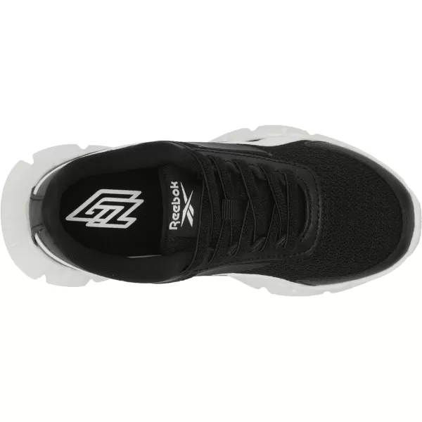 imageReebok Girls Zig Dynamica 20 Big KidBlackWhiteBlack
