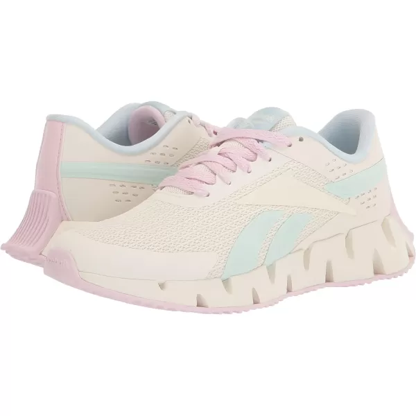 imageReebok Girls Zig Dynamica 20 Big KidChalkMistPixel Pink