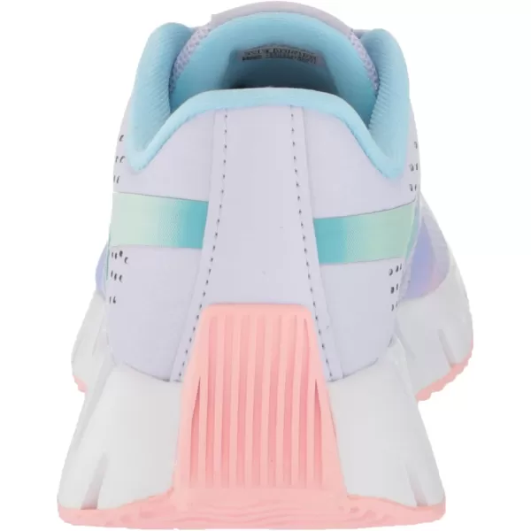 imageReebok Girls Zig Dynamica 20 Big KidLucid LilacPink GlowDigital Blue