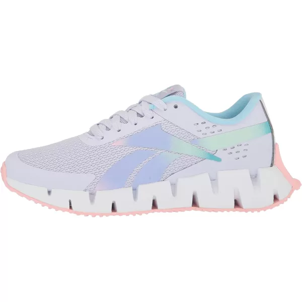 imageReebok Girls Zig Dynamica 20 Big KidLucid LilacPink GlowDigital Blue