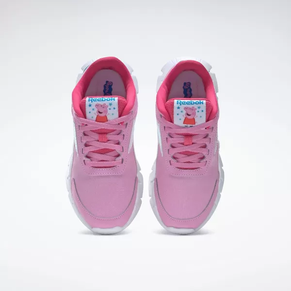 imageReebok Girls Zig Dynamica 20 Big KidPeppa PigIcono Pink