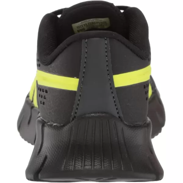 imageReebok Girls Zig Dynamica 20 Big KidPure GreyNight BlackAcid Yellow