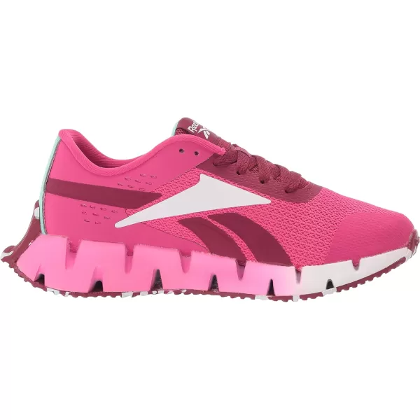 imageReebok Girls Zig Dynamica 20 Big KidPursuit PinkPunch BerryPixel Mint