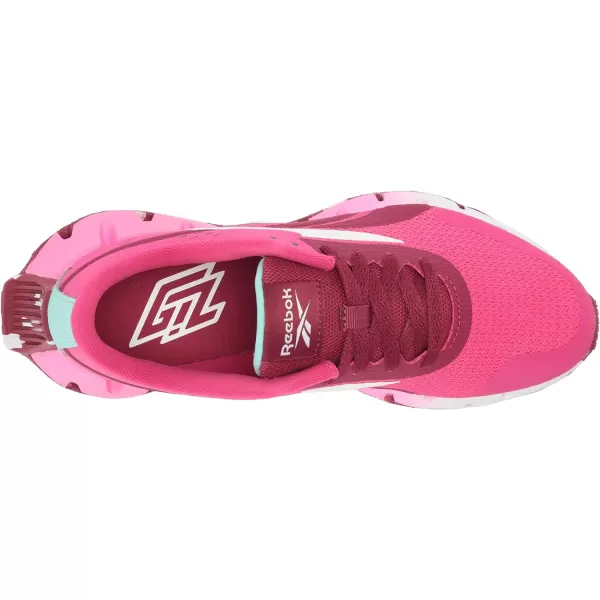 imageReebok Girls Zig Dynamica 20 Big KidPursuit PinkPunch BerryPixel Mint
