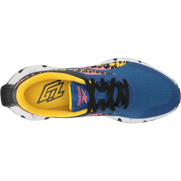 imageReebok Girls Zig Dynamica 20 Big KidVector BlueBlackOrange Flare