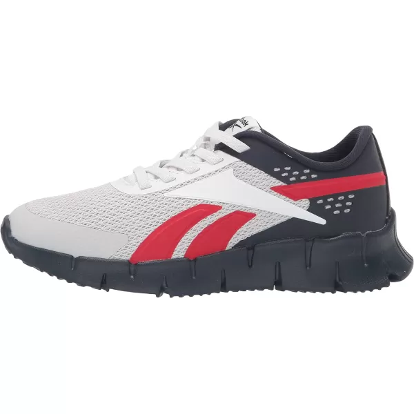 imageReebok Girls Zig Dynamica 20 Big KidVector NavyVector RedPure Grey