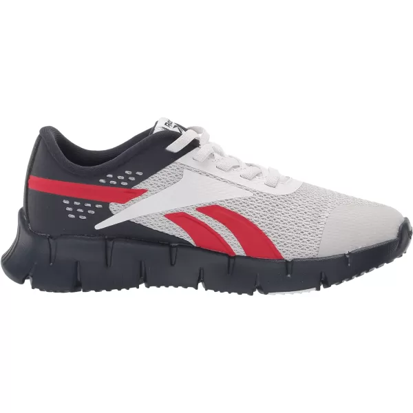 imageReebok Girls Zig Dynamica 20 Big KidVector NavyVector RedPure Grey