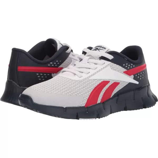 imageReebok Girls Zig Dynamica 20 Big KidVector NavyVector RedPure Grey