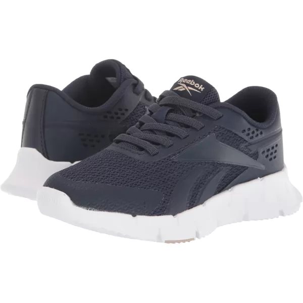 imageReebok Girls Zig Dynamica 20 Big KidVector NavyWhite