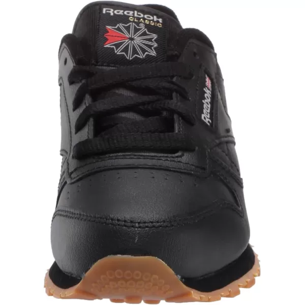 imageReebok Little Kid Classic Leather SneakerBlackGumInt