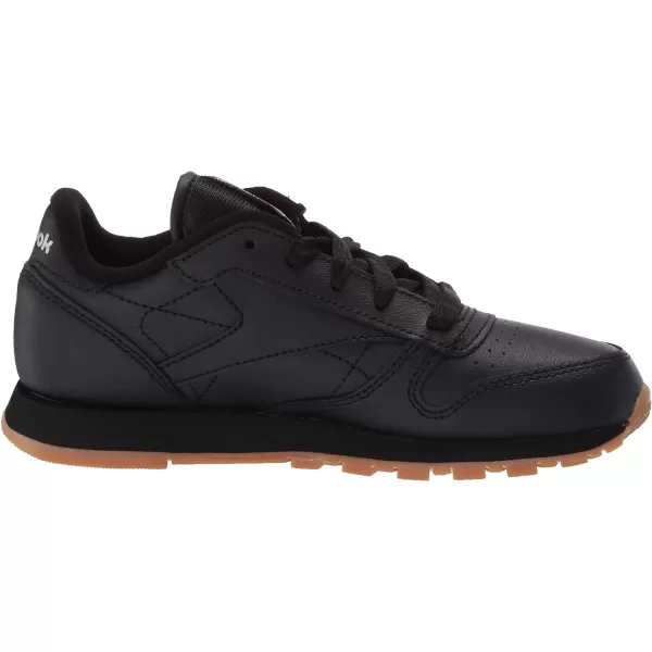 imageReebok Little Kid Classic Leather SneakerBlackGumInt