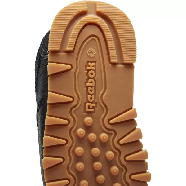 imageReebok Little Kid Classic Leather SneakerCore BlackCore BlackReebok Rubber Gum02