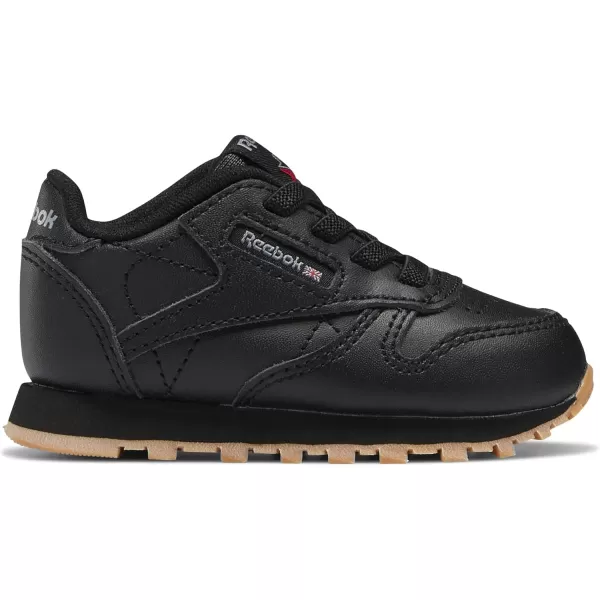 imageReebok Little Kid Classic Leather SneakerCore BlackCore BlackReebok Rubber Gum02