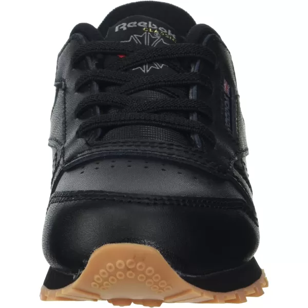 imageReebok Little Kid Classic Leather SneakerCore BlackCore BlackReebok Rubber Gum02