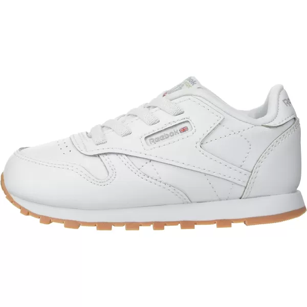 imageReebok Little Kid Classic Leather SneakerFtwr WhiteFtwr WhiteReebok Rubber Gum02