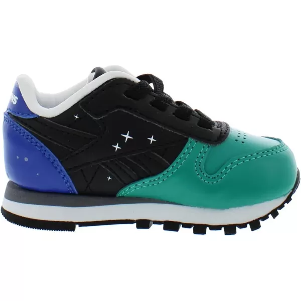 imageReebok Little Kid Classic Leather SneakerPj Masks VillainsGreenBlue