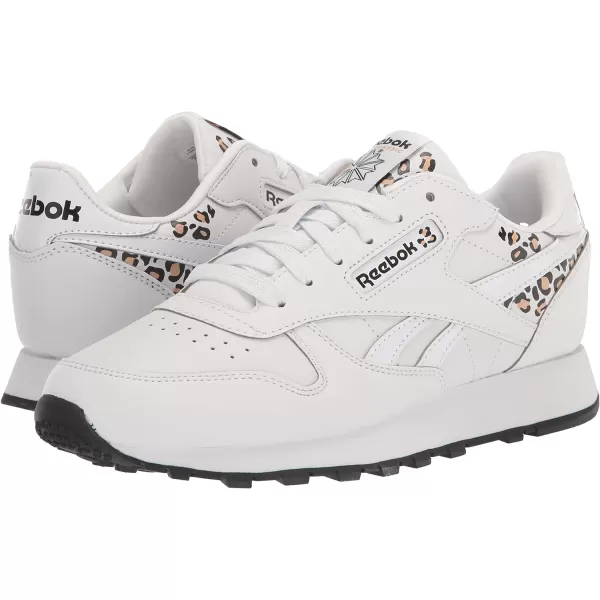 imageReebok Little Kid Classic Leather SneakerWhiteBlackSahara