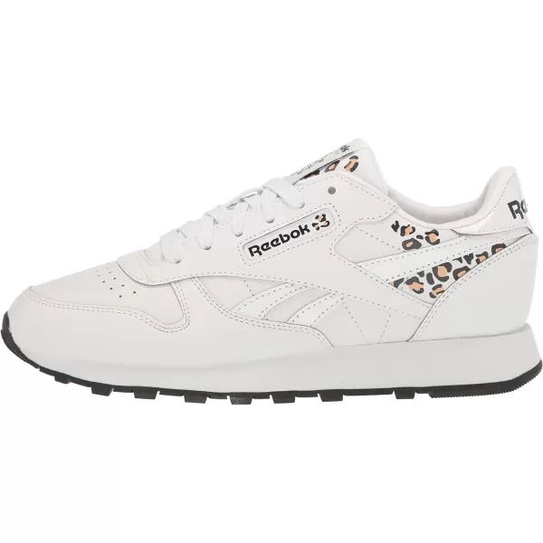 imageReebok Little Kid Classic Leather SneakerWhiteBlackSahara