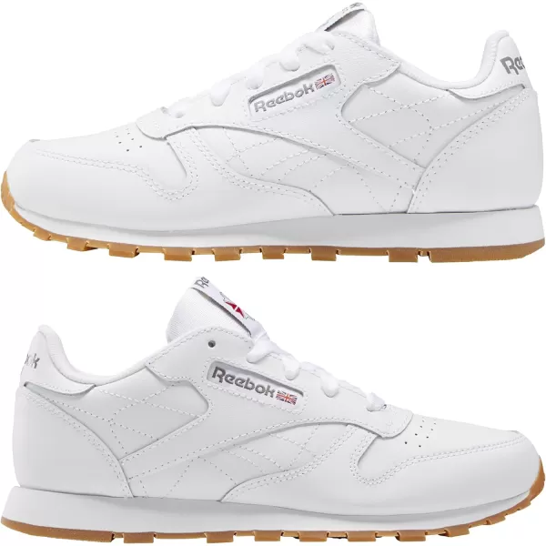 imageReebok Little Kid Classic Leather SneakerWhiteGum