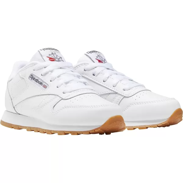 imageReebok Little Kid Classic Leather SneakerWhiteGumInt