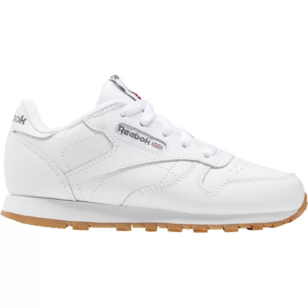 imageReebok Little Kid Classic Leather SneakerWhiteGumInt