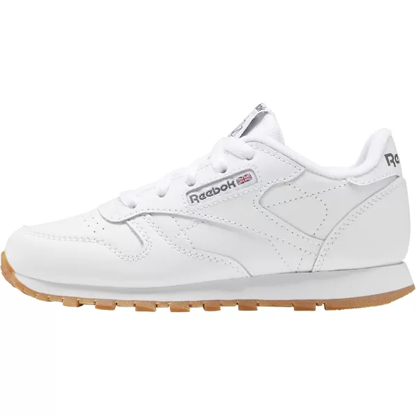 imageReebok Little Kid Classic Leather SneakerWhiteGumInt