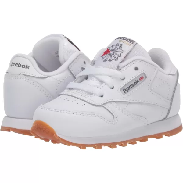 imageReebok Little Kid Classic Leather SneakerWhiteGumInt