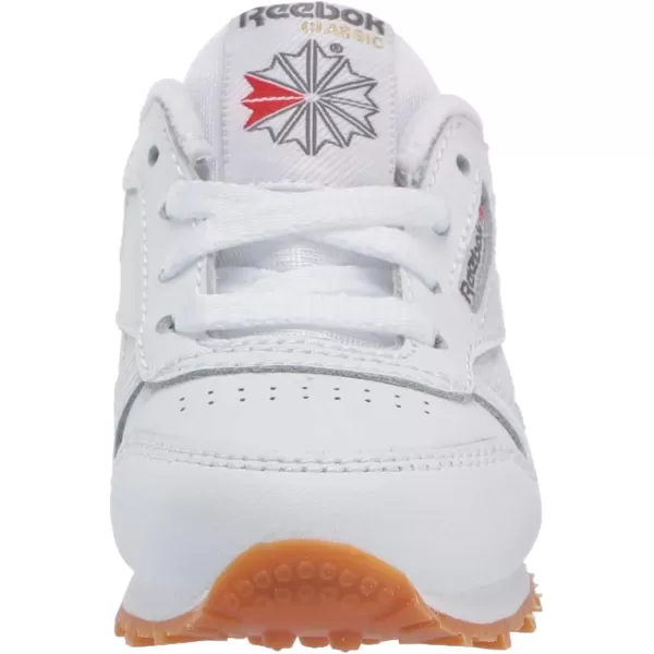 imageReebok Little Kid Classic Leather SneakerWhiteGumInt