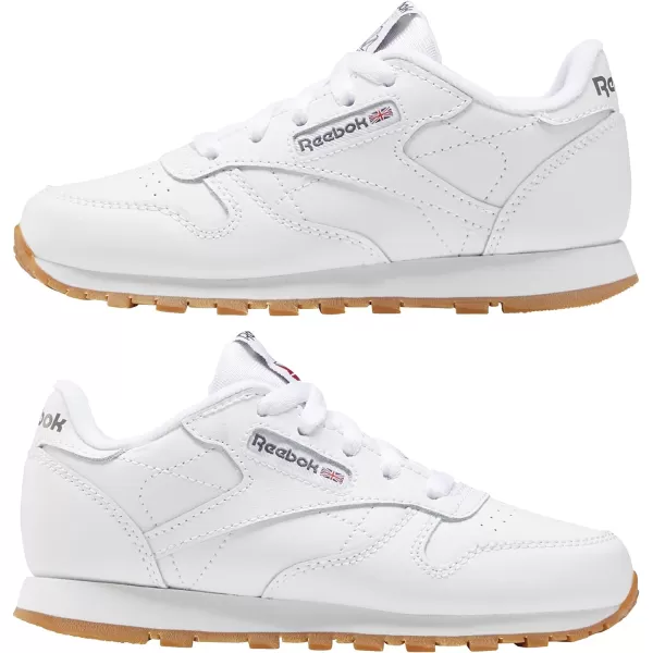 imageReebok Little Kid Classic Leather SneakerWhiteGumInt