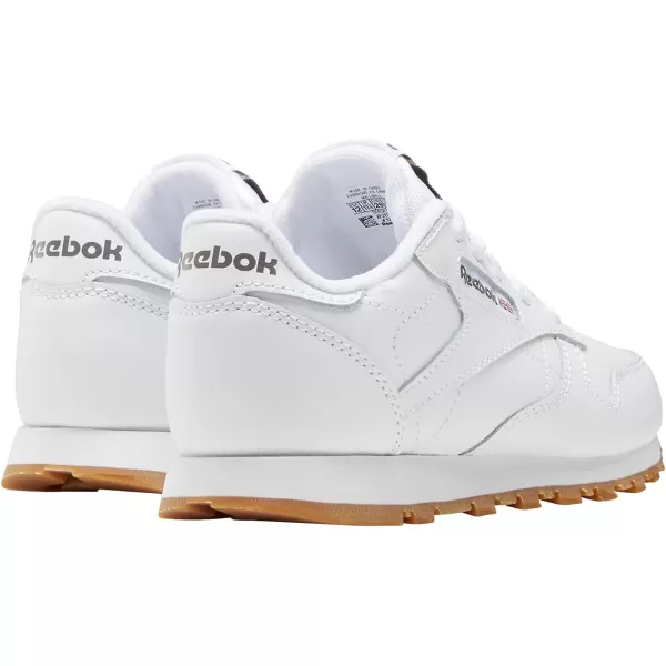 imageReebok Little Kid Classic Leather SneakerWhiteGumInt