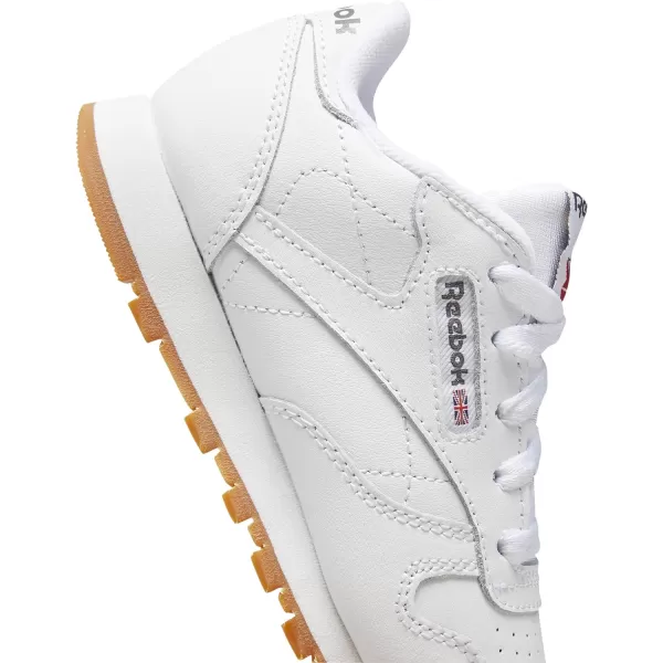 imageReebok Little Kid Classic Leather SneakerWhiteGumInt