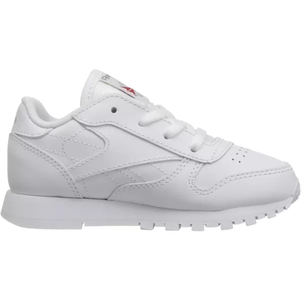 imageReebok Little Kid Classic Leather SneakerWhiteLight Grey  Usa