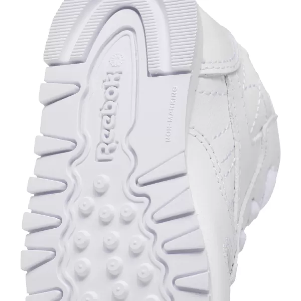 imageReebok Little Kid Classic Leather SneakerWhiteLight Grey  Usa