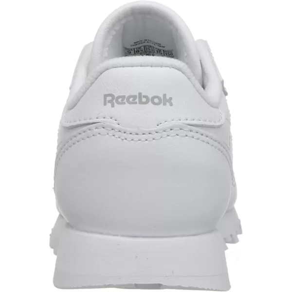 imageReebok Little Kid Classic Leather SneakerWhiteLight Grey  Usa